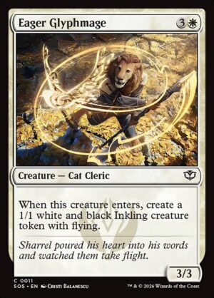 Eager Glyphmage<br /><span class="collector-number">Collector No. 11</span>