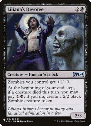Liliana's Devotee<br /><span class="collector-number">Collector No. M21-109</span>