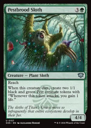 Pestbrood Sloth<br /><span class="collector-number">Collector No. 157</span>