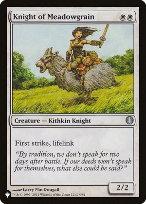 Knight of Meadowgrain<br /><span class="collector-number">Collector No. DDG-5</span>