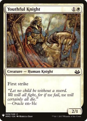 Youthful Knight<br /><span class="collector-number">Collector No. MM3-29</span>
