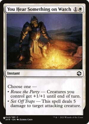 You Hear Something on Watch<br /><span class="collector-number">Collector No. AFR-42</span>
