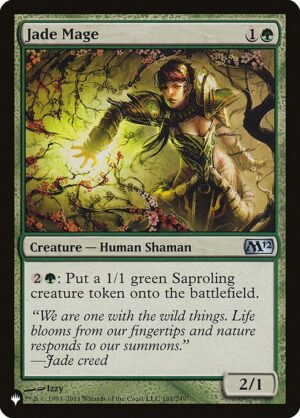 Jade Mage<br /><span class="collector-number">Collector No. M12-181</span>