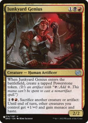 Junkyard Genius<br /><span class="collector-number">Collector No. BRO-214</span>