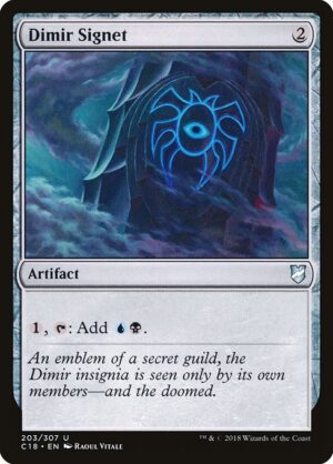 Dimir Signet<br /><span class="collector-number">Collector No. 203</span>