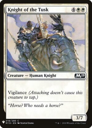 Knight of the Tusk<br /><span class="collector-number">Collector No. M19-18</span>