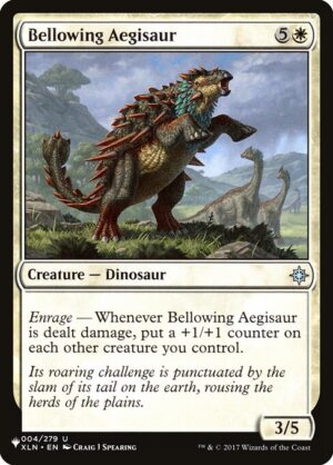 Bellowing Aegisaur<br /><span class="collector-number">Collector No. XLN-4</span>