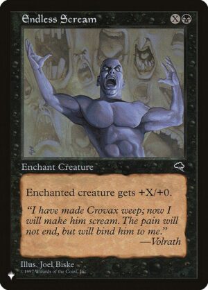 Endless Scream<br /><span class="collector-number">Collector No. TMP-132</span>