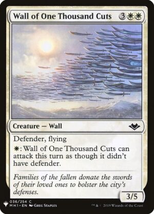 Wall of One Thousand Cuts<br /><span class="collector-number">Collector No. MH1-36</span>