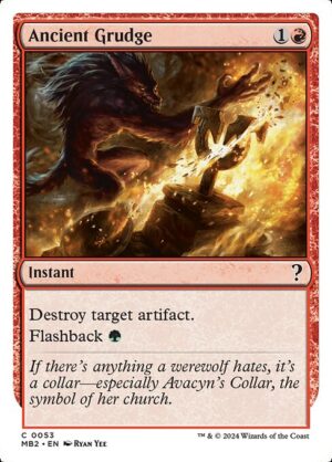 Ancient Grudge<br /><span class="collector-number">Collector No. 53</span>
