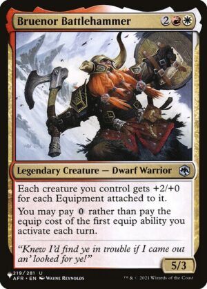 Bruenor Battlehammer<br /><span class="collector-number">Collector No. AFR-219</span>