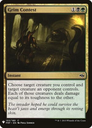 Grim Contest<br /><span class="collector-number">Collector No. FRF-153</span>
