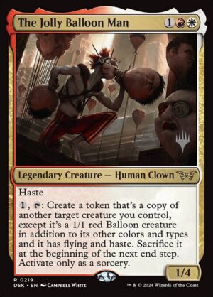 The Jolly Balloon Man<br /><span class="collector-number">Collector No. 219p</span>