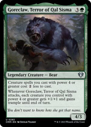 Goreclaw, Terror of Qal Sisma<br /><span class="collector-number">Collector No. 293</span>