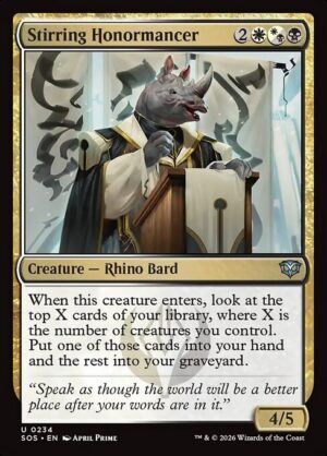Stirring Honormancer - Foil<br /><span class="collector-number">Collector No. 234</span>