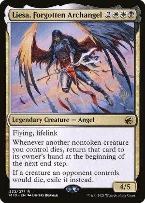 Liesa, Forgotten Archangel<br /><span class="collector-number">Collector No. 232p</span>