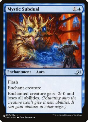 Mystic Subdual<br /><span class="collector-number">Collector No. IKO-57</span>