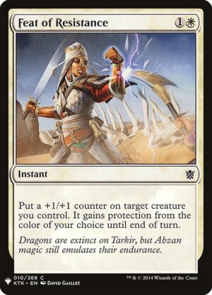 Feat of Resistance<br /><span class="collector-number">Collector No. KTK-10</span>