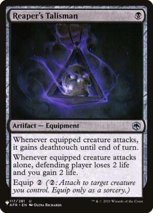 Reaper's Talisman<br /><span class="collector-number">Collector No. AFR-117</span>