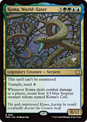 Koma, World-Eater<br /><span class="collector-number">Collector No. 121p</span>