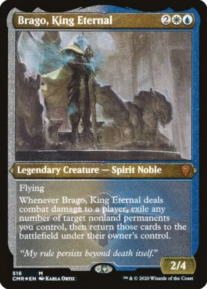 Brago, King Eternal - Etched<br /><span class="collector-number">Collector No. 516</span>