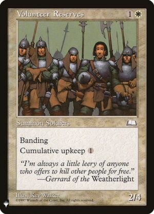 Volunteer Reserves<br /><span class="collector-number">Collector No. WTH-29</span>