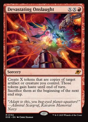 Devastating Onslaught<br /><span class="collector-number">Collector No. 132</span>