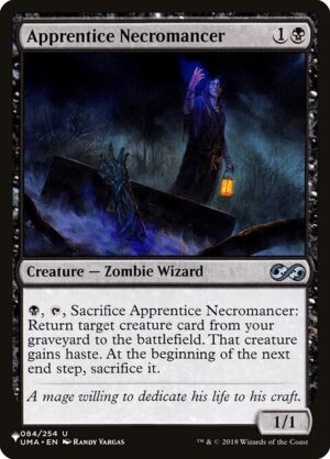 Apprentice Necromancer<br /><span class="collector-number">Collector No. UMA-84</span>