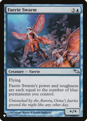 Faerie Swarm<br /><span class="collector-number">Collector No. SHM-37</span>