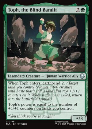 Toph, the Blind Bandit - Foil<br /><span class="collector-number">Collector No. 198</span>