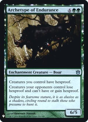 Archetype of Endurance - Foil<br /><span class="collector-number">Collector No. BNG-116</span>