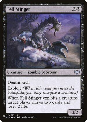 Fell Stinger<br /><span class="collector-number">Collector No. VOW-112</span>