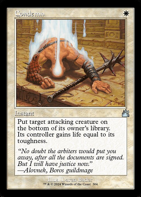 Condemn<br /><span class="collector-number">Collector No. 304</span>