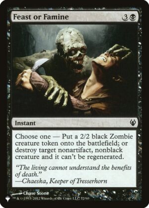 Feast or Famine<br /><span class="collector-number">Collector No. DDJ-72</span>