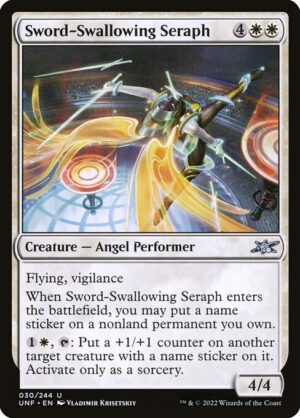 Sword-Swallowing Seraph<br /><span class="collector-number">Collector No. 30</span>