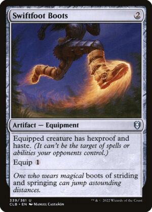 Swiftfoot Boots - Foil<br /><span class="collector-number">Collector No. 339</span>