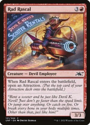 Rad Rascal<br /><span class="collector-number">Collector No. 121</span>