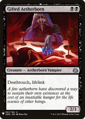Gifted Aetherborn<br /><span class="collector-number">Collector No. AER-61</span>