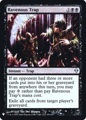 Ravenous Trap - Foil<br /><span class="collector-number">Collector No. ZEN-109</span>