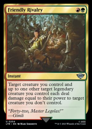 Friendly Rivalry - Foil<br /><span class="collector-number">Collector No. 204</span>