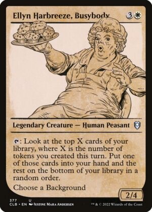 Ellyn Harbreeze, Busybody - Foil<br /><span class="collector-number">Collector No. 377</span>