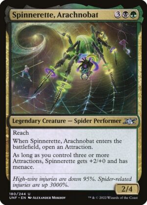 Spinnerette, Arachnobat<br /><span class="collector-number">Collector No. 180</span>