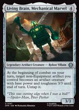 Living Brain, Mechanical Marvel<br /><span class="collector-number">Collector No. 167</span>