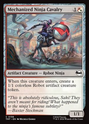 Mechanized Ninja Cavalry<br /><span class="collector-number">Collector No. 156</span>
