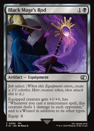 Black Mage's Rod - Foil<br /><span class="collector-number">Collector No. 90</span>