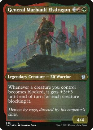 General Marhault Elsdragon - Etched<br /><span class="collector-number">Collector No. 53</span>