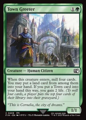 Town Greeter - Foil<br /><span class="collector-number">Collector No. 209</span>