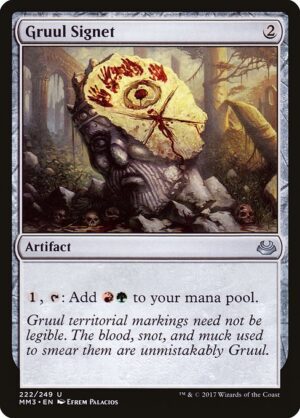Gruul Signet<br /><span class="collector-number">Collector No. 222</span>