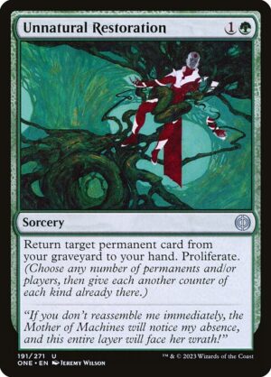 Unnatural Restoration<br /><span class="collector-number">Collector No. 191</span>