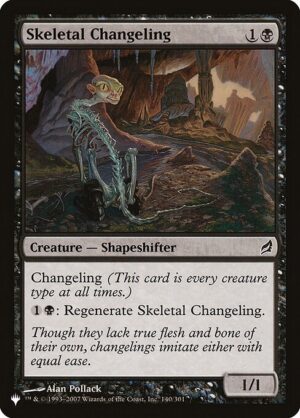 Skeletal Changeling<br /><span class="collector-number">Collector No. LRW-140</span>